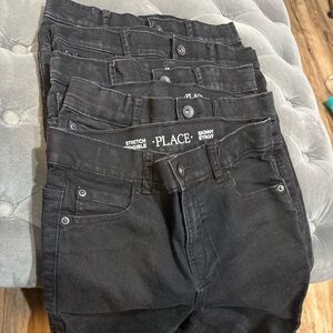 Children’s Place Black Stretch Skinny Jeans
